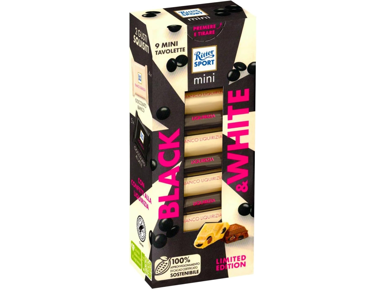 Tavoletta 150g mini tower black & white