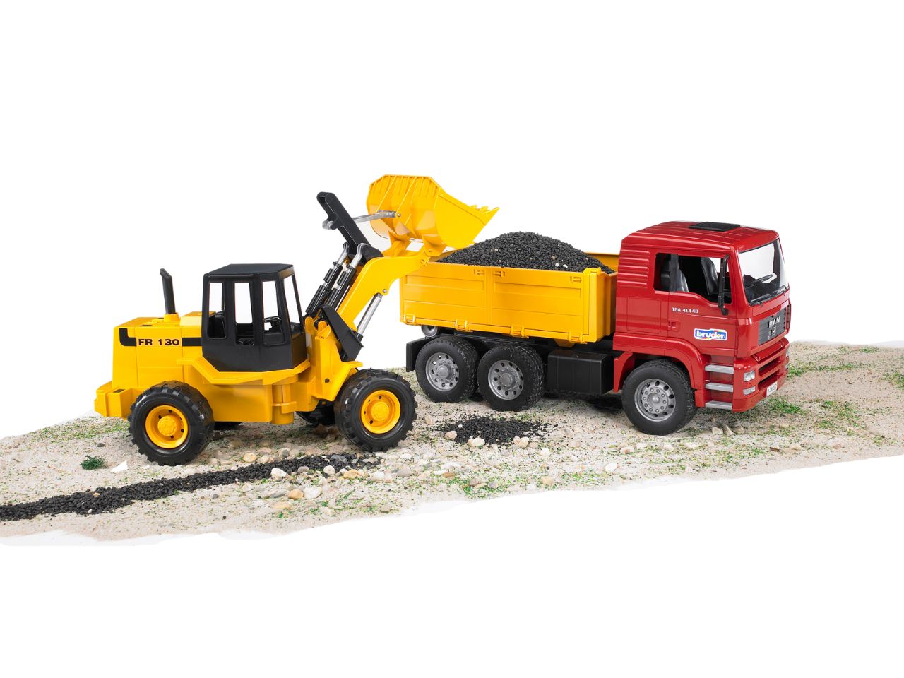 Man camion c/pala meccanica 02752