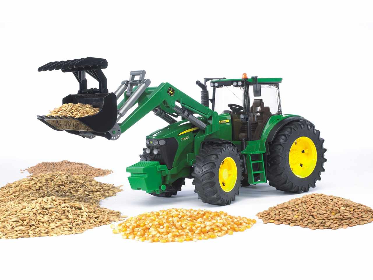Jonh deere trattore c/benna 03051