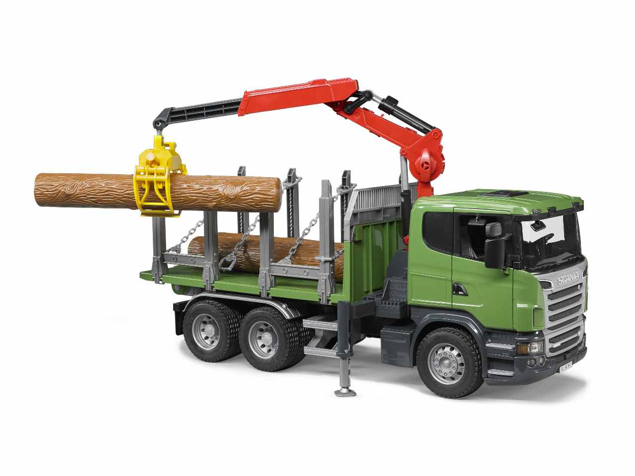 Scania camion c/gru e tronchi 03524