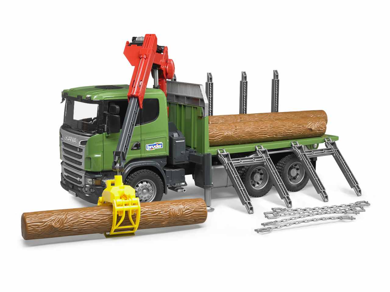 Scania camion c/gru e tronchi 03524