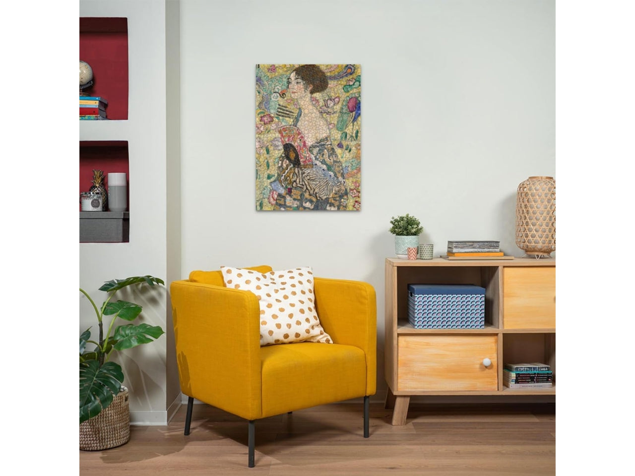 Puzzle 1000 pezzi art collection klimt dama col ventaglio