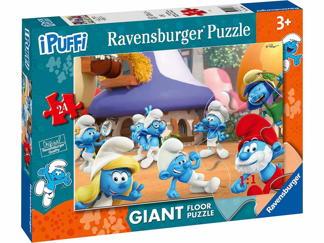 Puzzle 24 pezzi i puffi