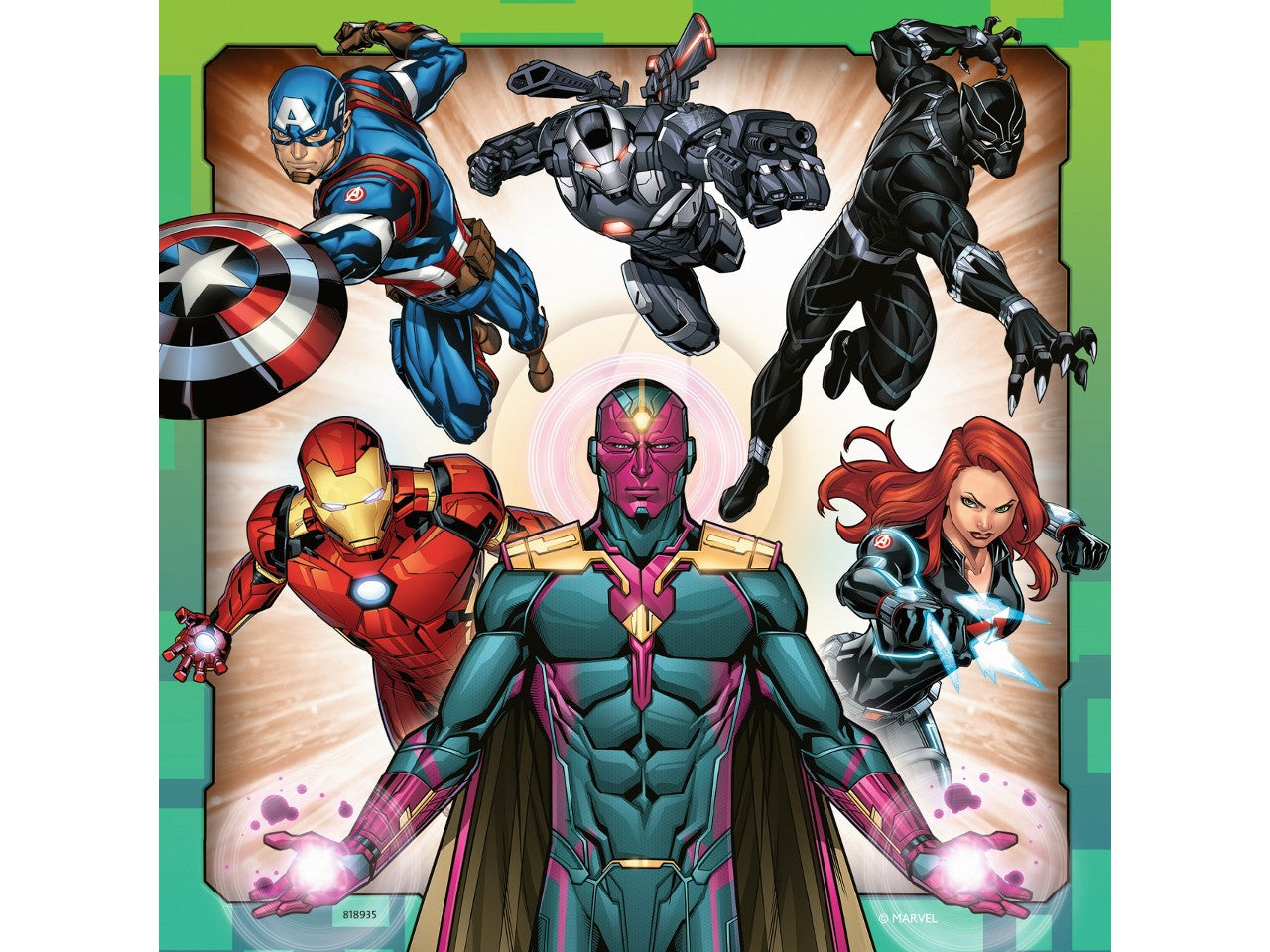 Puzzle 3x49pz avengers 08040 3
