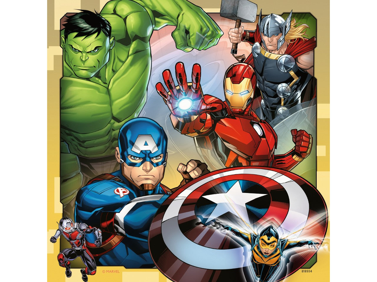 Puzzle 3x49pz avengers 08040 3