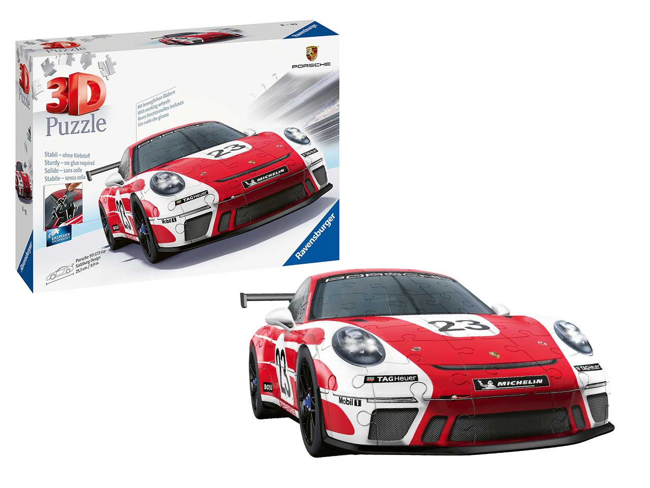 Puzzle 3d porsche 911 gt3 cup salzburg
