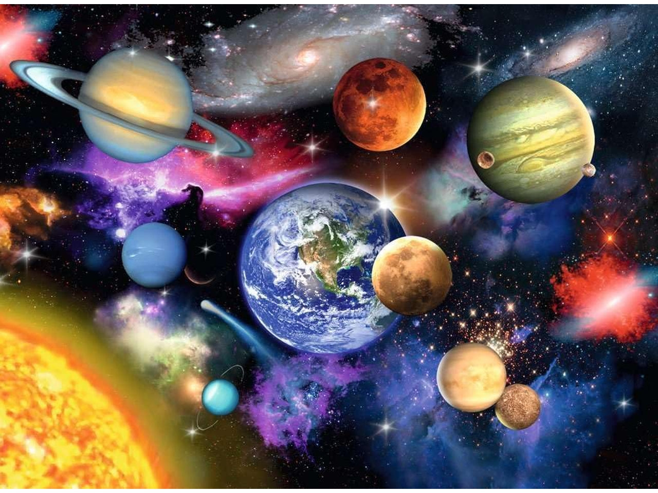 Puzzle 300 Pezzi XXL Il Sistema Solare, Idea Regalo per Bambini 9+ Anni, Tema Spazio, Gioco Educativo - Ravensburger