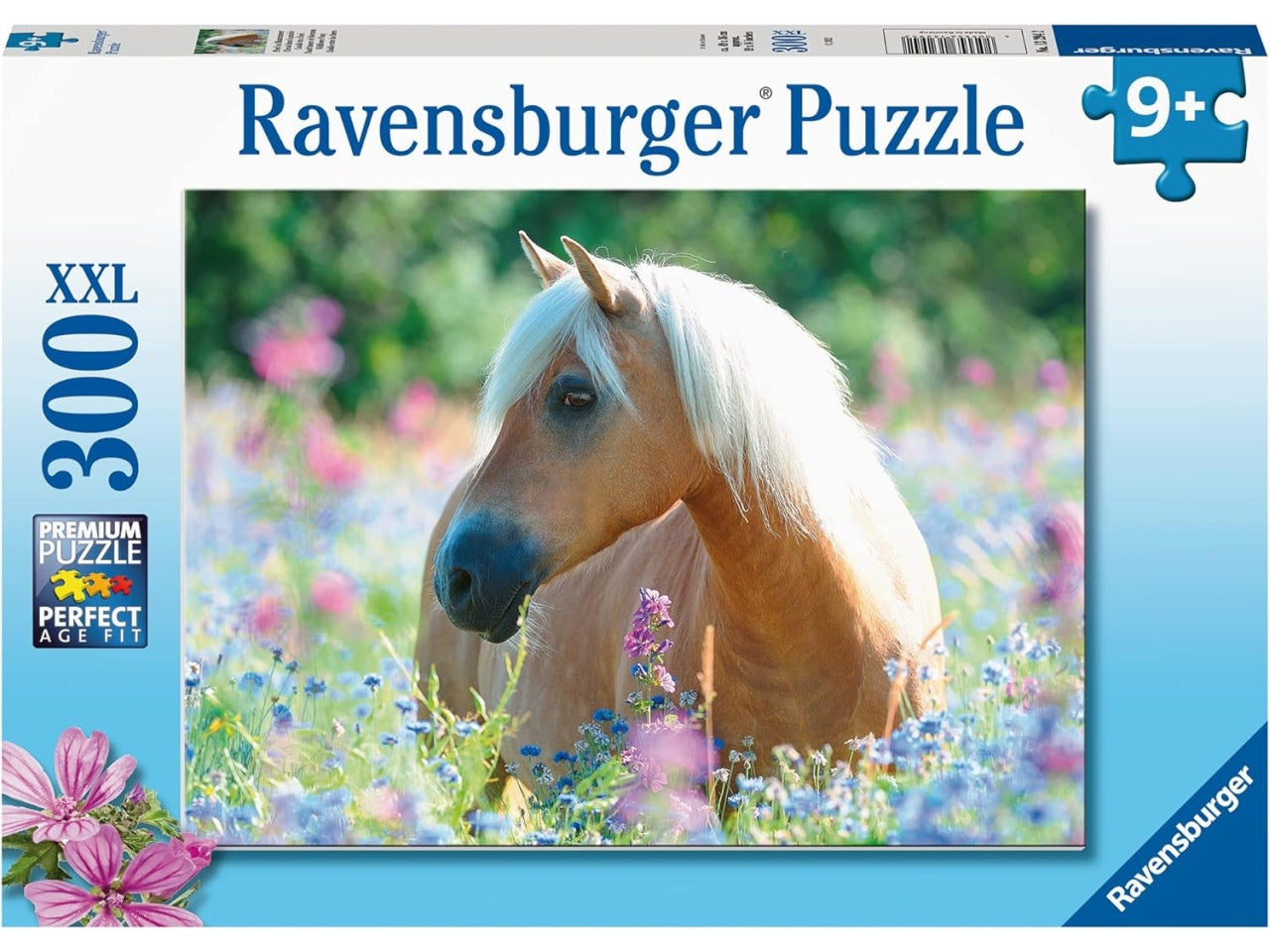 Puzzle Cavallo tra i Fiori, 300 Pezzi XXL, Puzzle per Bambini, Età Raccomandata 9+, Multicolore - Ravensburger