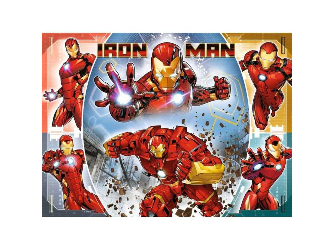 Puzzle 100 Pezzi XXL Marvel Iron Man, Idea Regalo per Bambini 6+ Anni, Gioco Educativo - Ravensburger