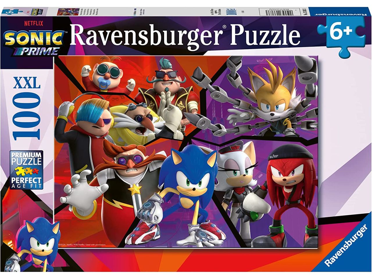 Puzzle sonic prime xxl 100 pezzi