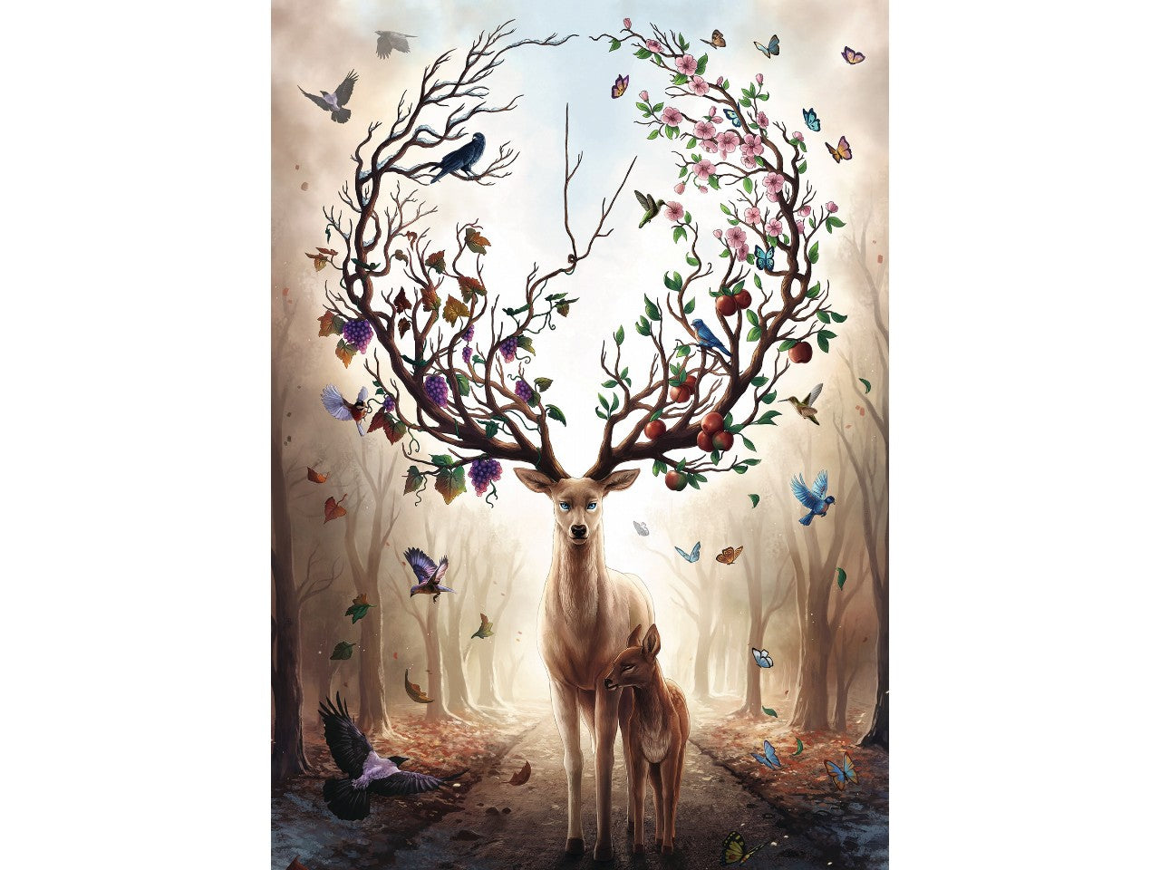 Puzzle 1000 pezzi cervo magico 150182