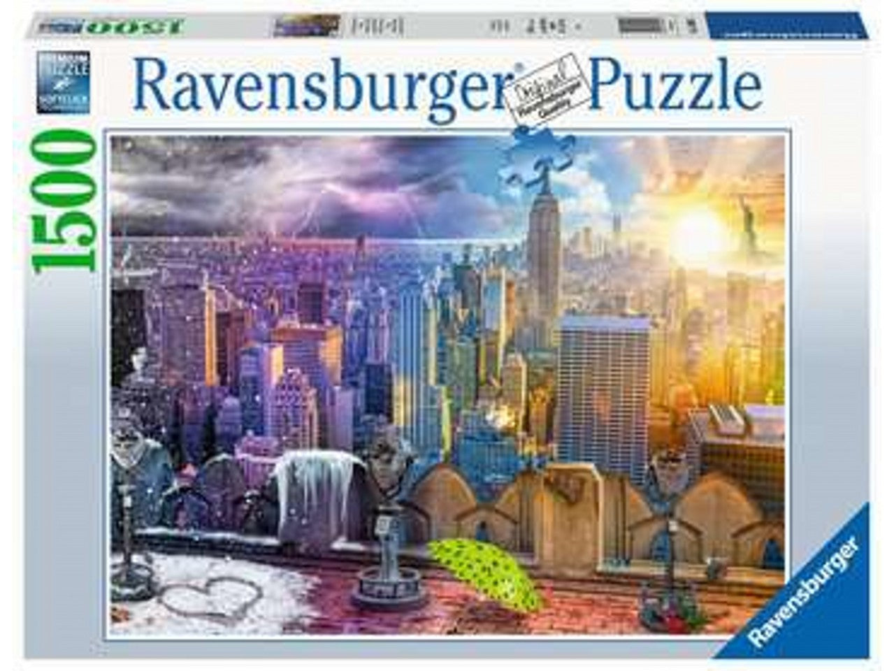 Puzzle 1500 pezzi le stagioni di new york 1