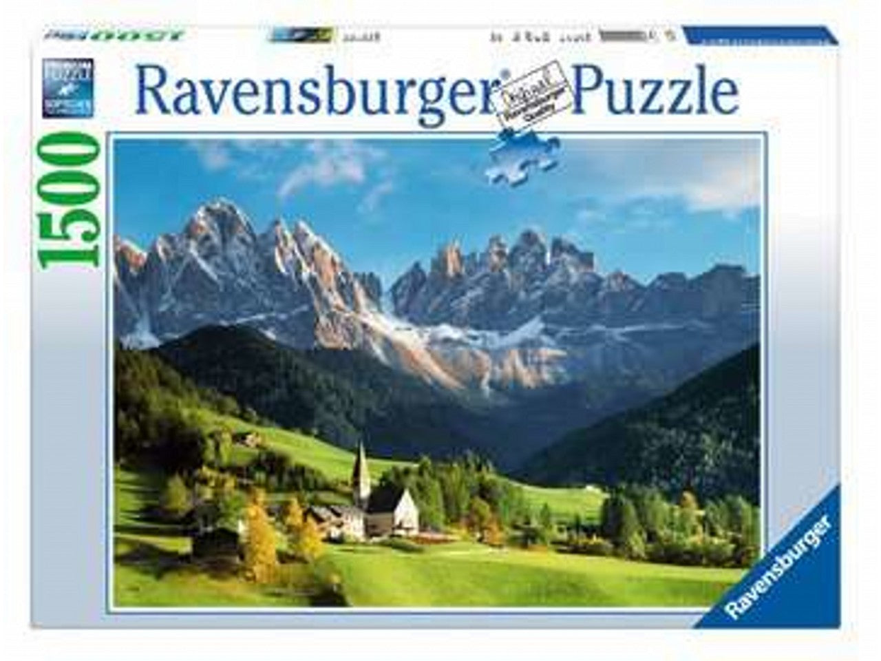 Puzzle 1500 pezzi veduta delle dolomiti 162