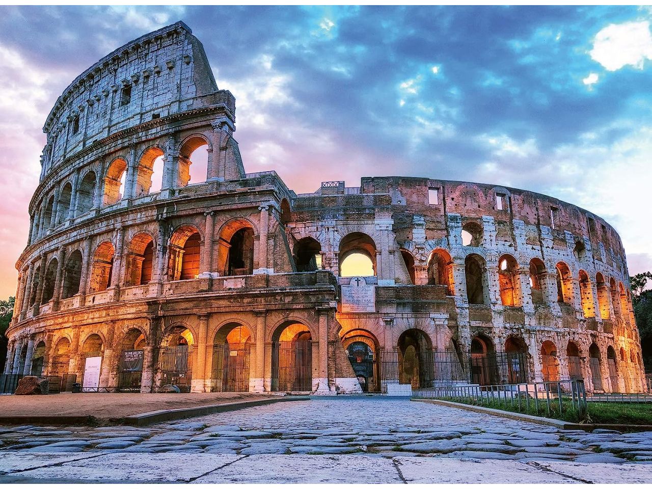 Ravensburger puzzle 300 pezzi colosseo italian classics