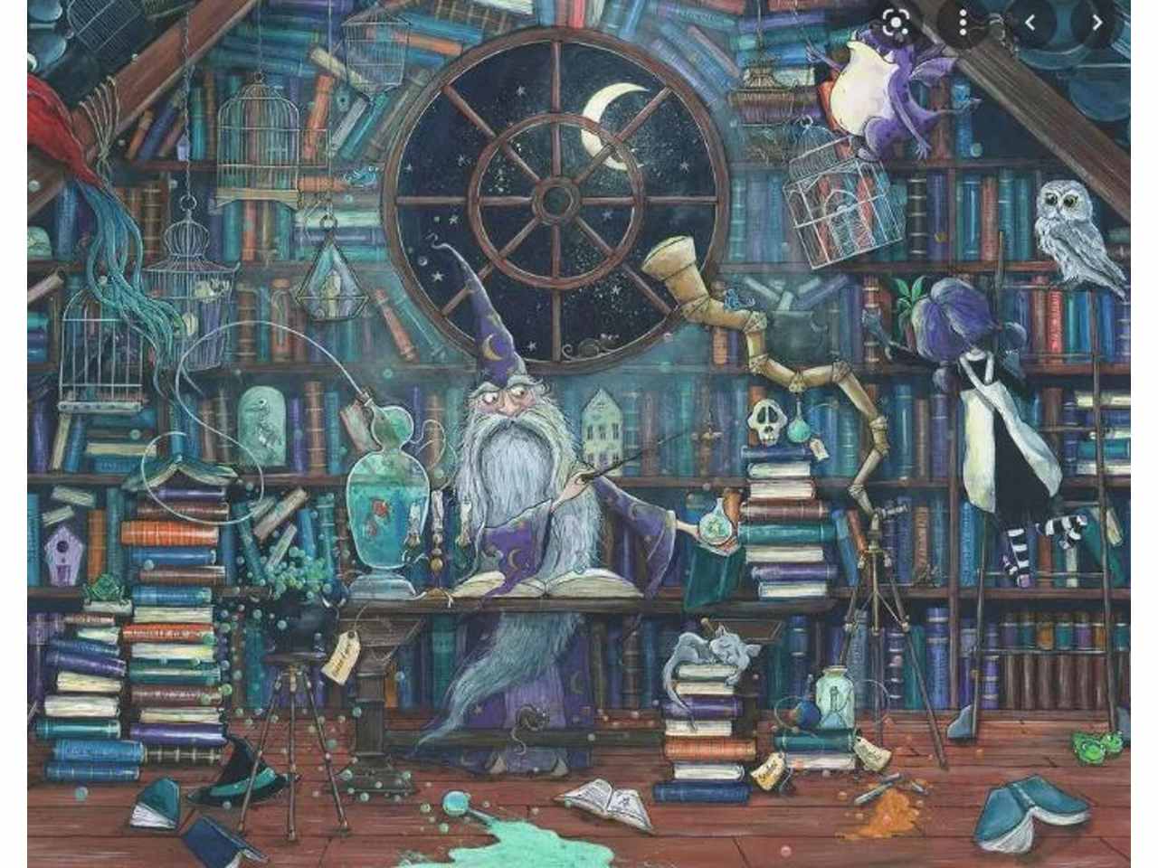 Puzzle 2000 pezzi il mago merlino