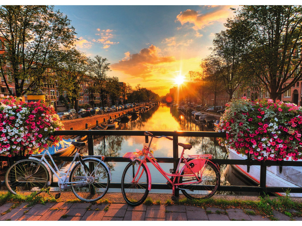 Puzzle 1000pz biciclette ad amsterdam 19606