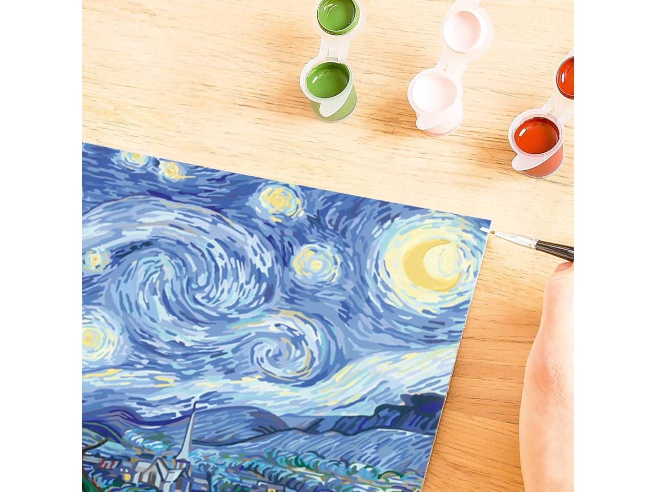Creart adulto van gogh, notte stellata