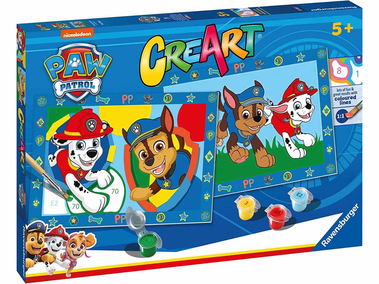 Creart kids junior: 2 x paw patrol