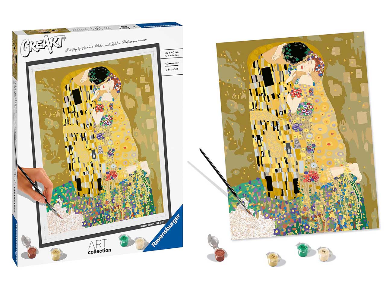 Creart adulto klimt, il bacio