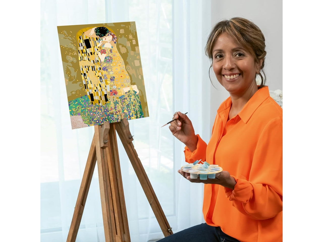Creart adulto klimt, il bacio