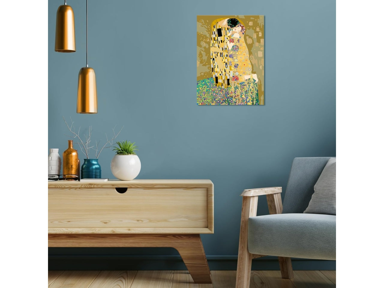 Creart adulto klimt, il bacio