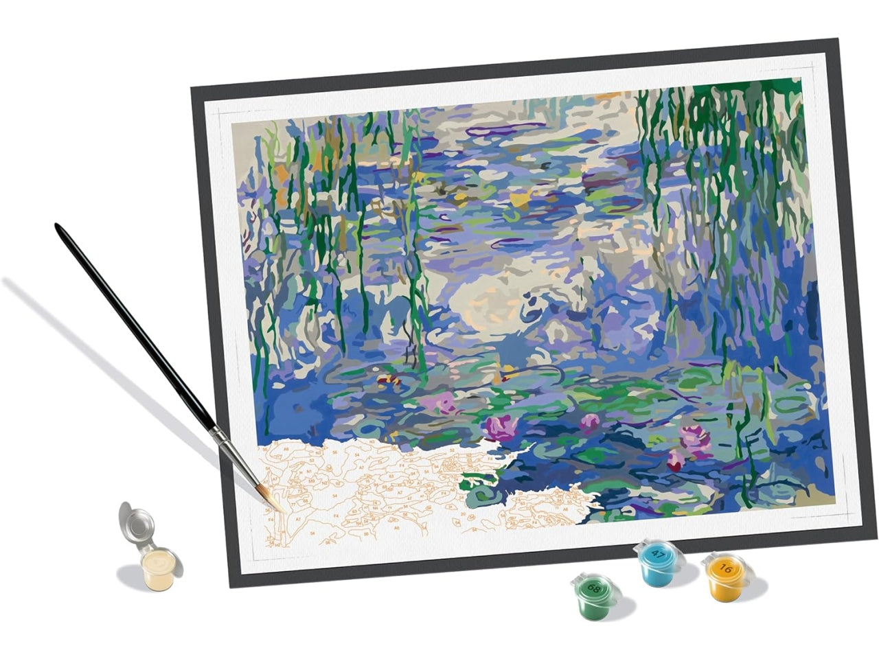 Creart adulto monet, le ninfee