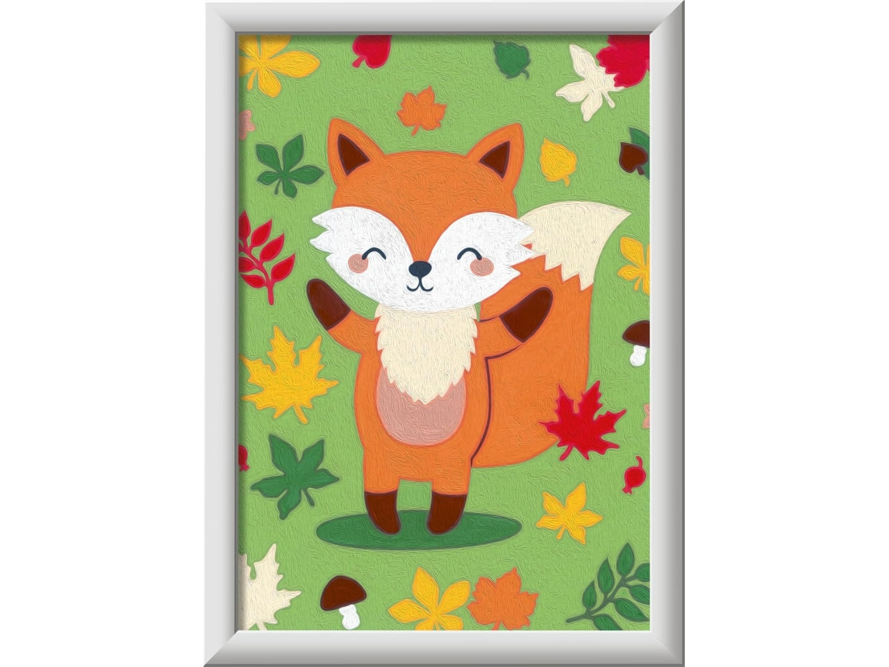 CreArt Serie Classic: Volpe - Set da Dipingere con 10 Colori e Cornice - Ravensburger