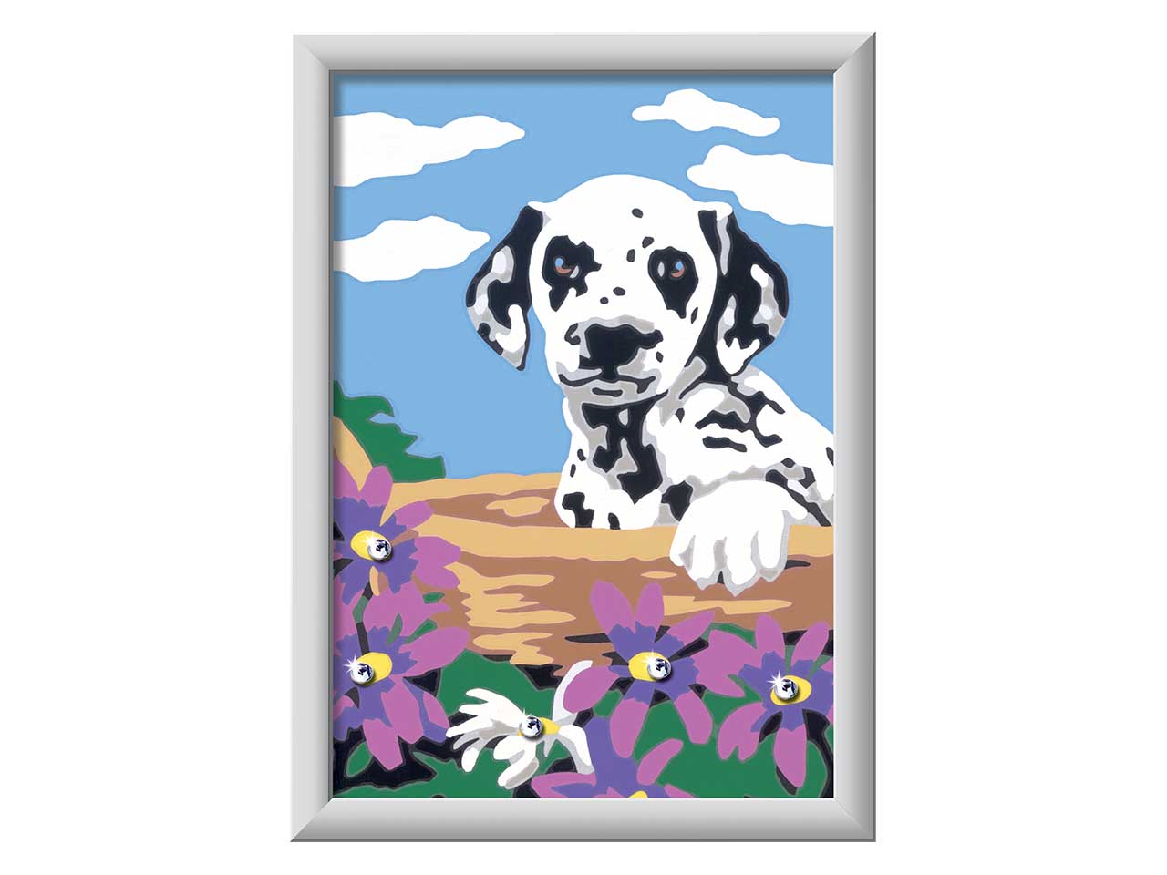 Creart serie e classic - dalmata con fiori