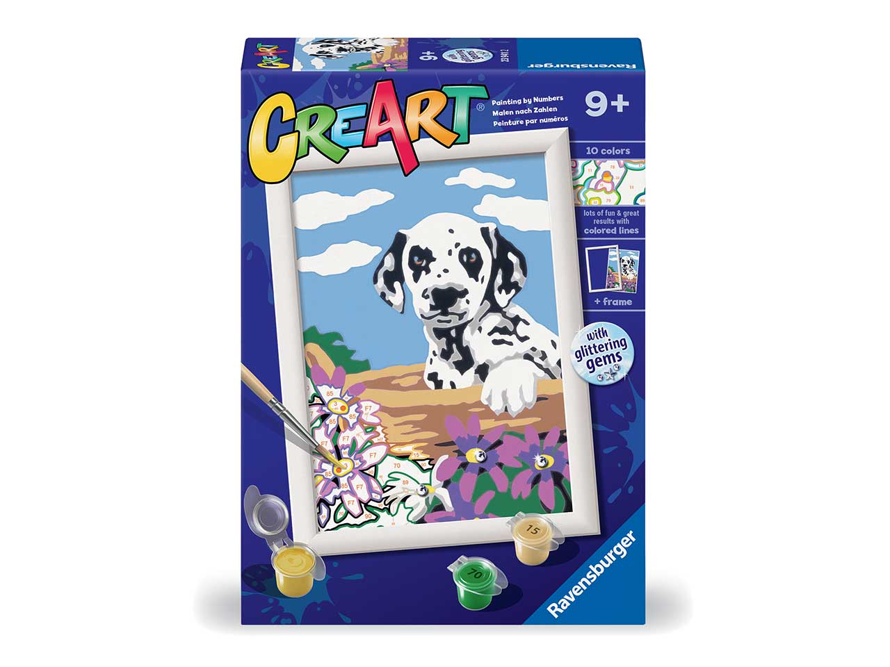 Creart serie e classic - dalmata con fiori