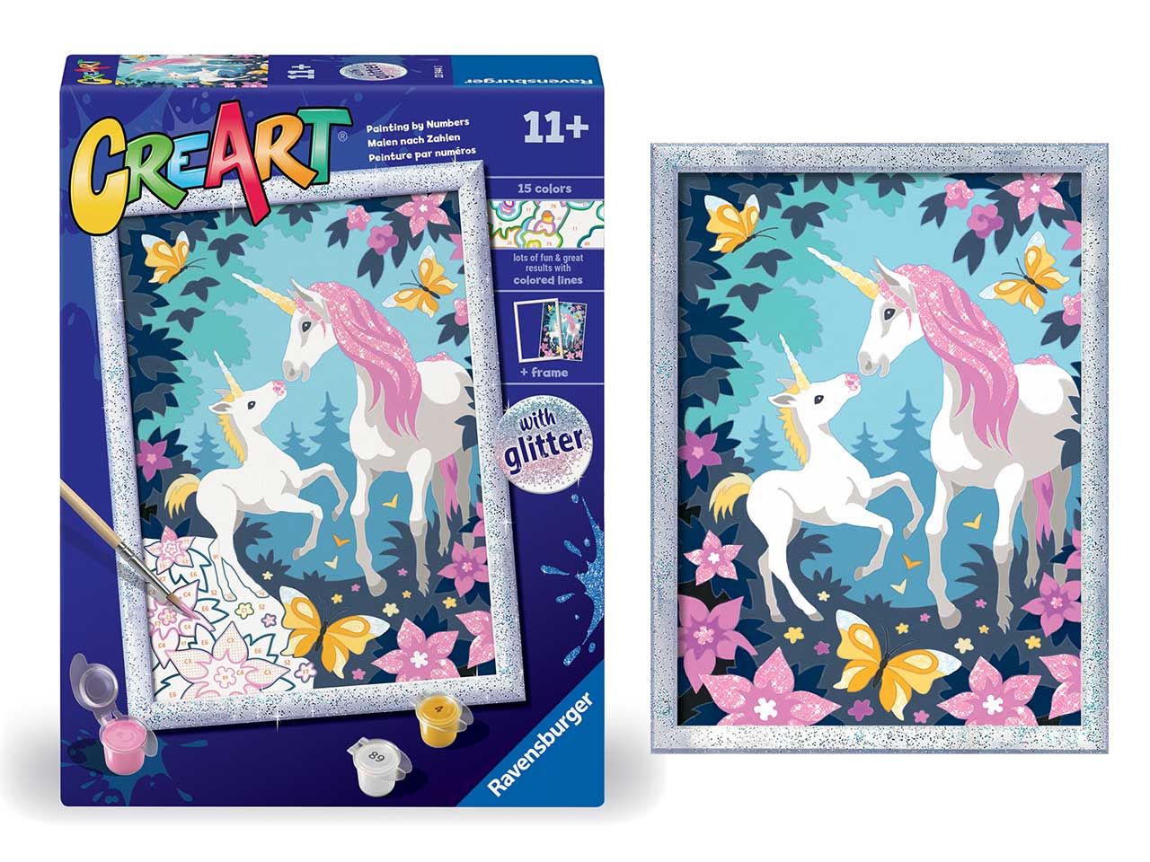 Creart serie d classic - unicorni glitter