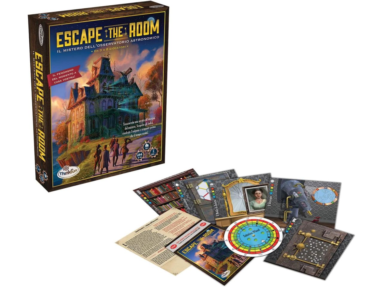Gioco escape room il mistero dell'osservatorio astronomico etr