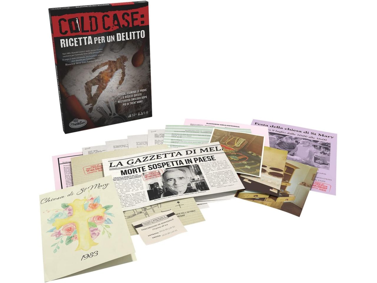 Gioco cold case ricetta per un delitto