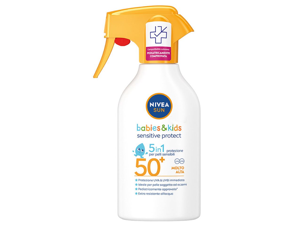 Nivea sun kids sensitive protect trigger fp50+ 270ml