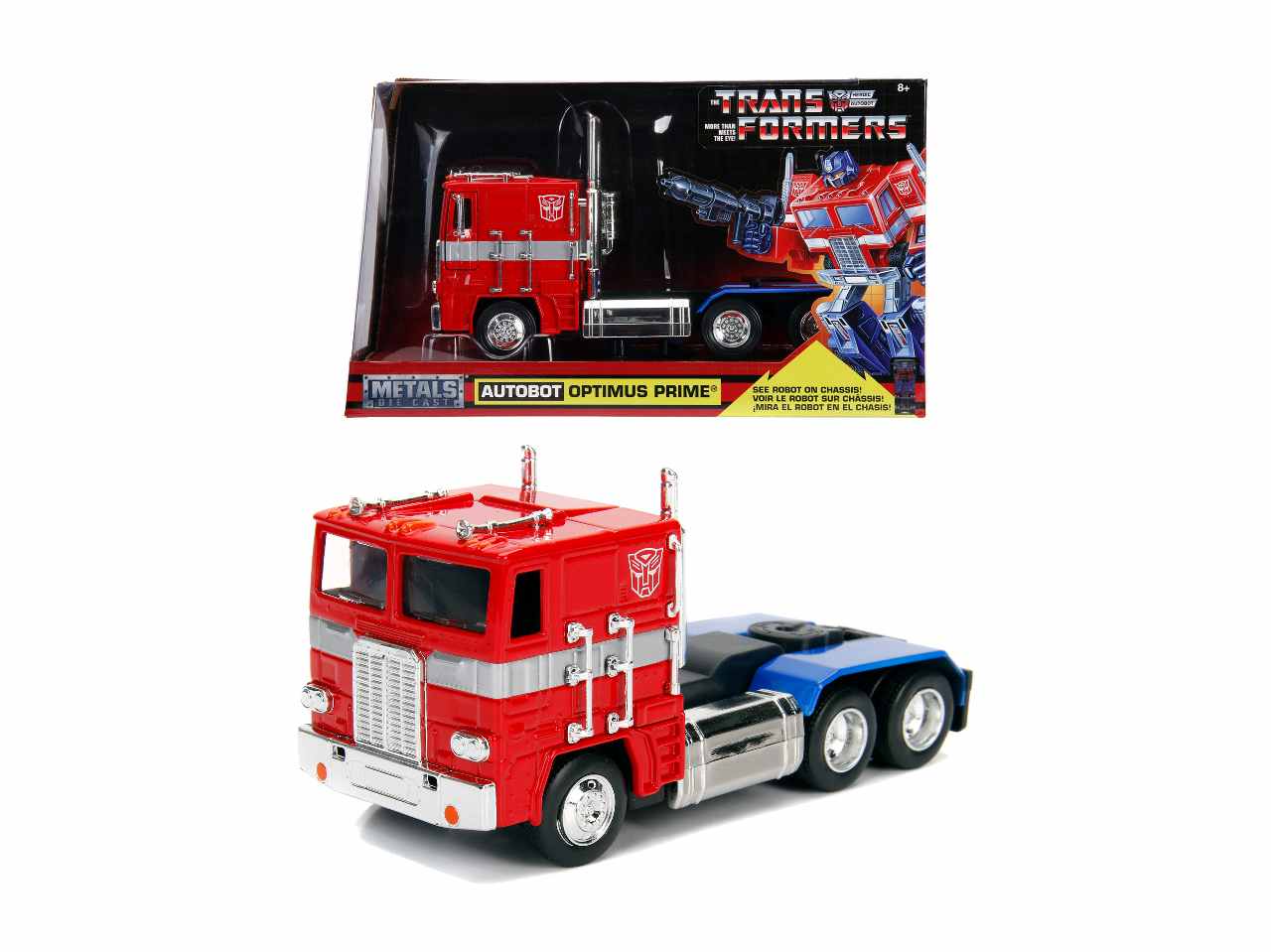 Optimus Prime Transformers in Die- Cast 1:24 Jada Toys