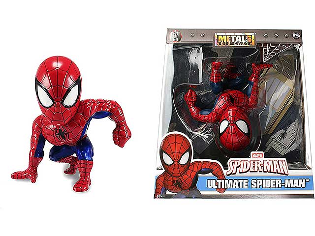 Spiderman in Die- Cast 10 cm Marvel Jada Toys Personaggio Da Collezione