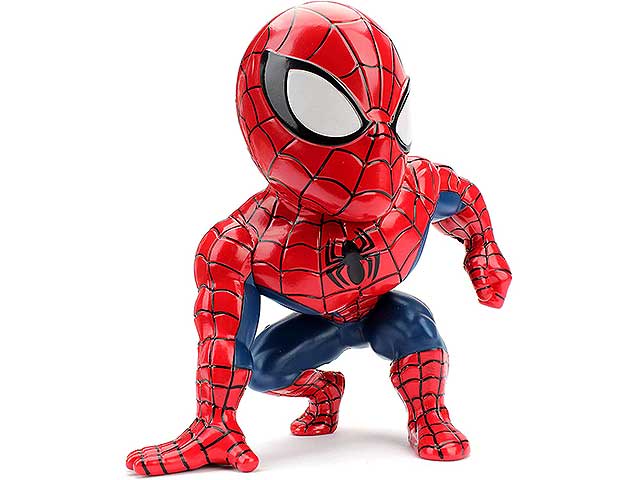 Spiderman in Die- Cast 10 cm Marvel Jada Toys Personaggio Da Collezione
