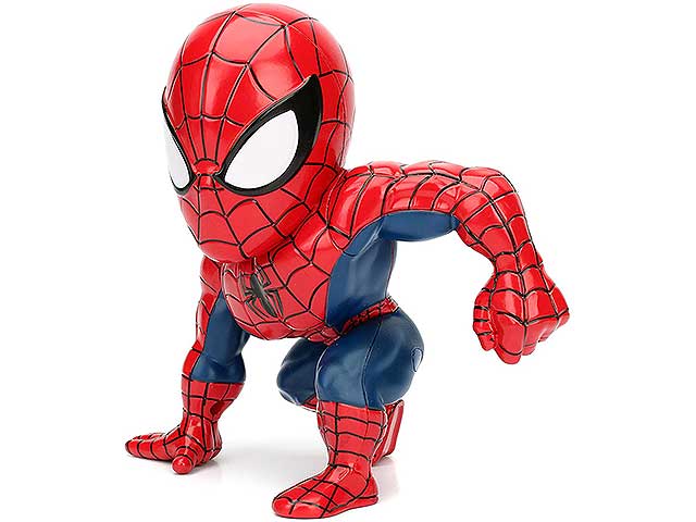 Spiderman in Die- Cast 10 cm Marvel Jada Toys Personaggio Da Collezione
