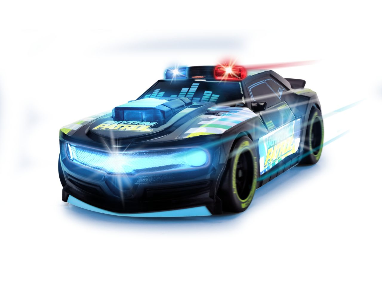 Simba Auto rhythm patrol light racer 20cm a frizione con luci e suoni