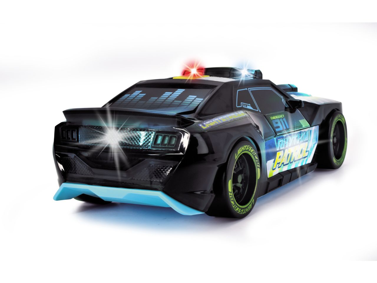 Simba Auto rhythm patrol light racer 20cm a frizione con luci e suoni