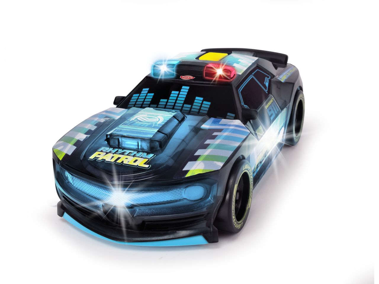 Simba Auto rhythm patrol light racer 20cm a frizione con luci e suoni