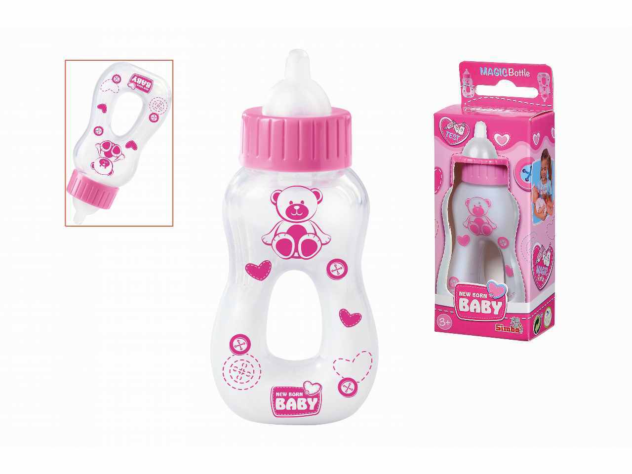 Biberon Magico Rosa 13 cm Simba