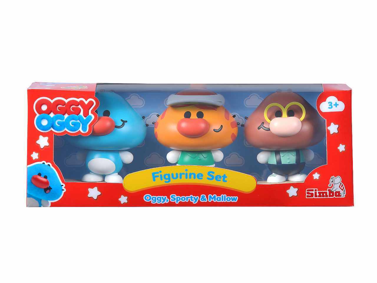 Oggy oggy pers.7cm 3 pezzi 109356133$
