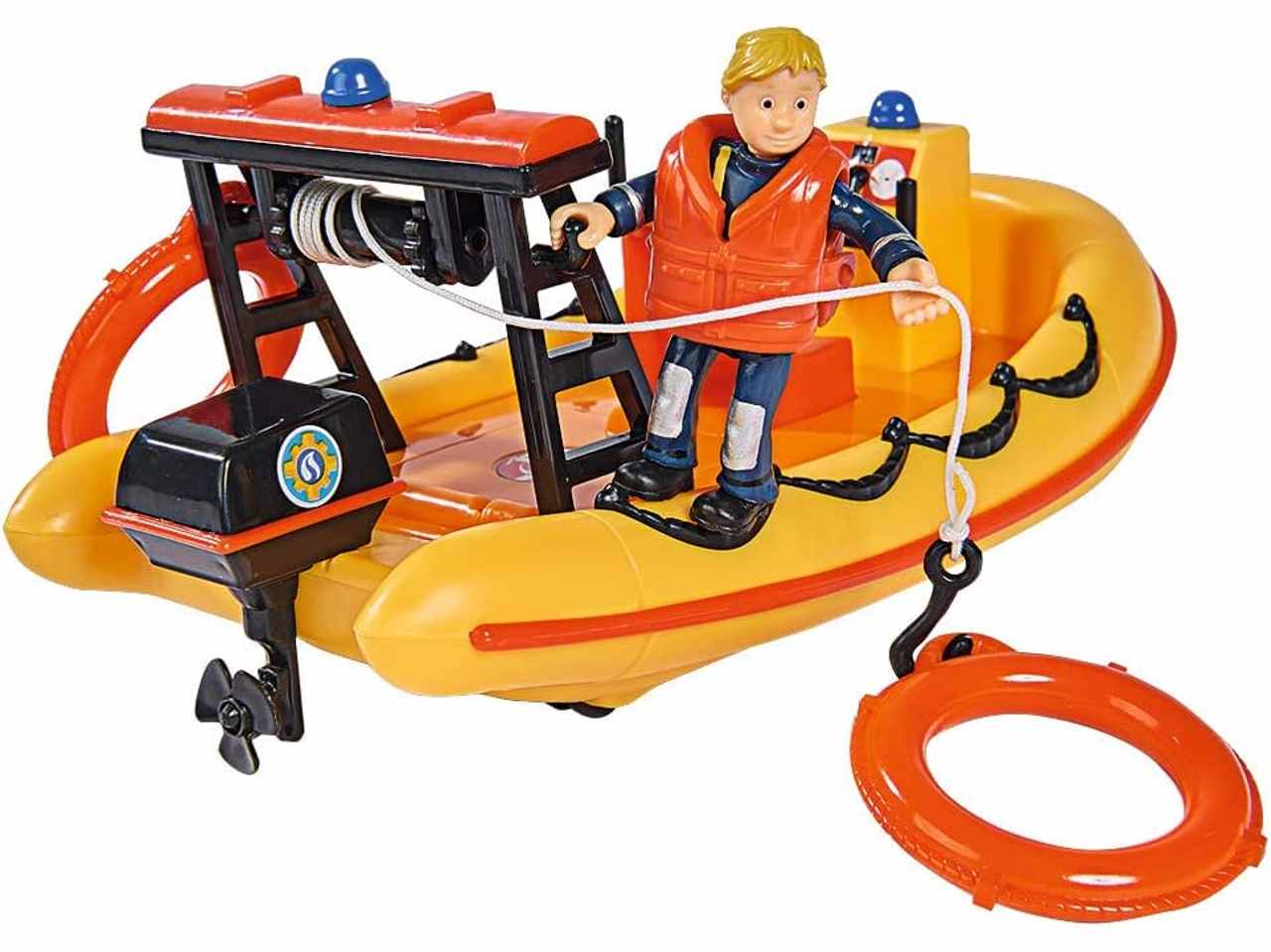 Sam il pompiere gommone con personaggio