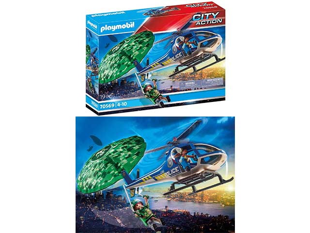 Playmobil city elicottero polizia 70569