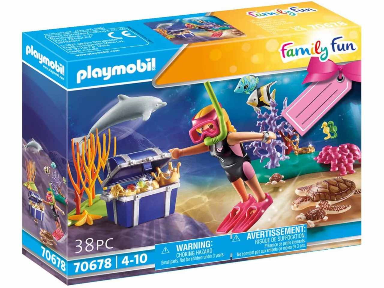 Playmobil sub con tesoro 70678