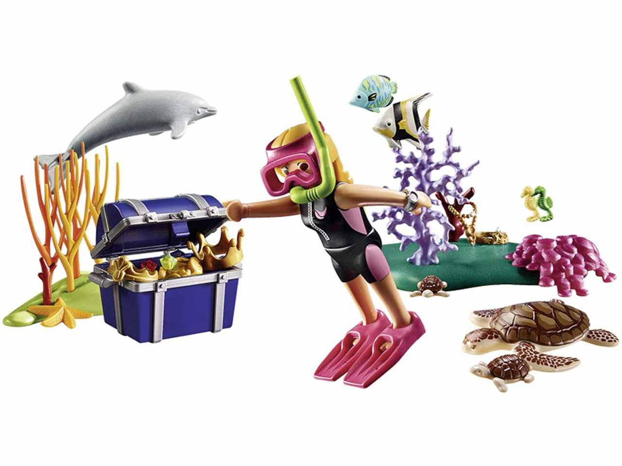 Playmobil sub con tesoro 70678