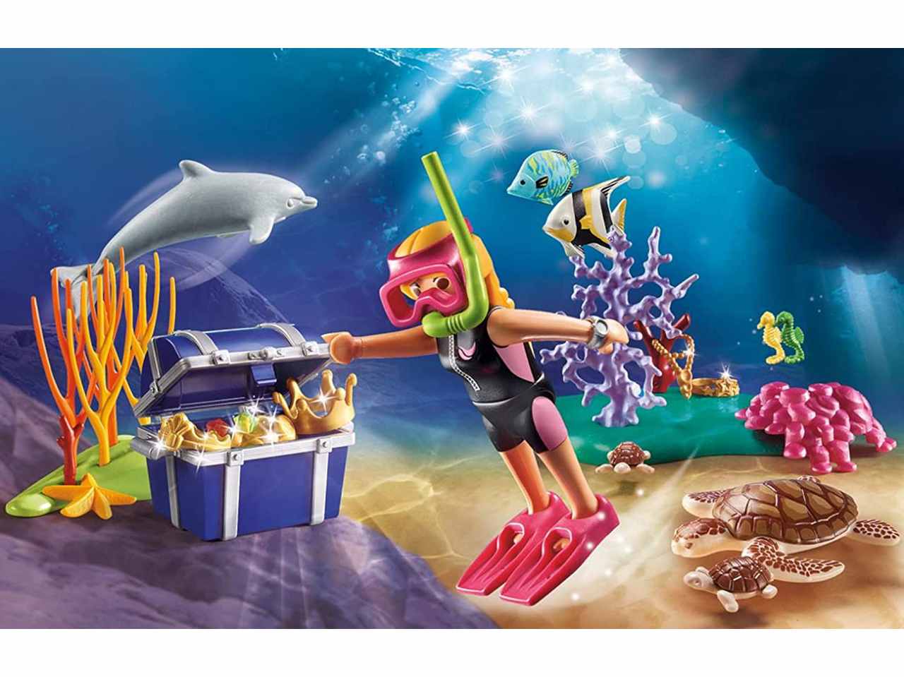 Playmobil sub con tesoro 70678
