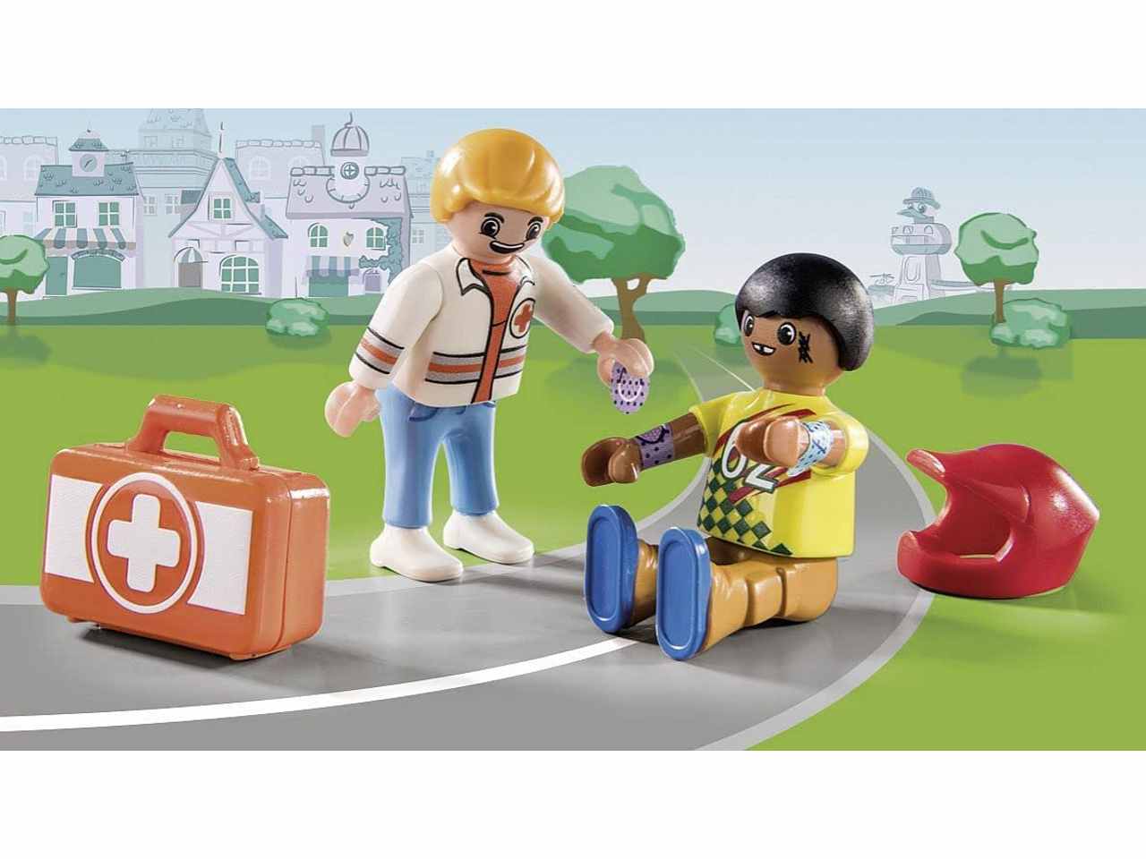 Playmobil soccorso del pilota da corsa!70919