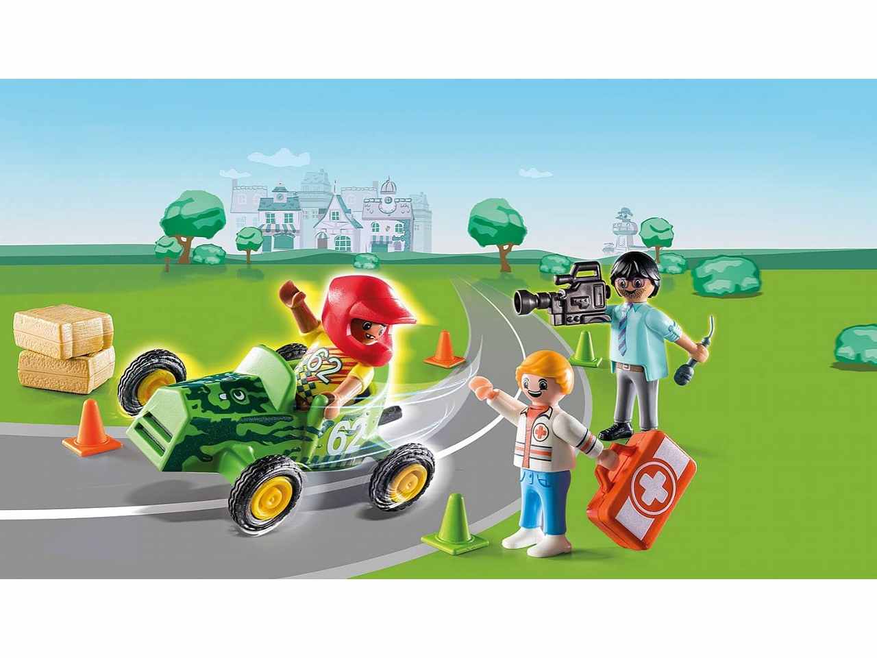 Playmobil soccorso del pilota da corsa!70919