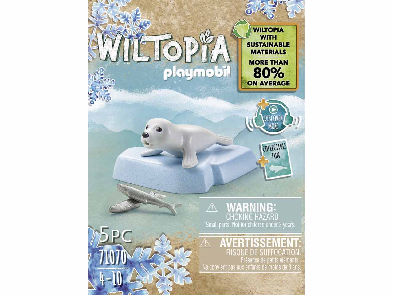 Playmobil wiltopia piccola foca